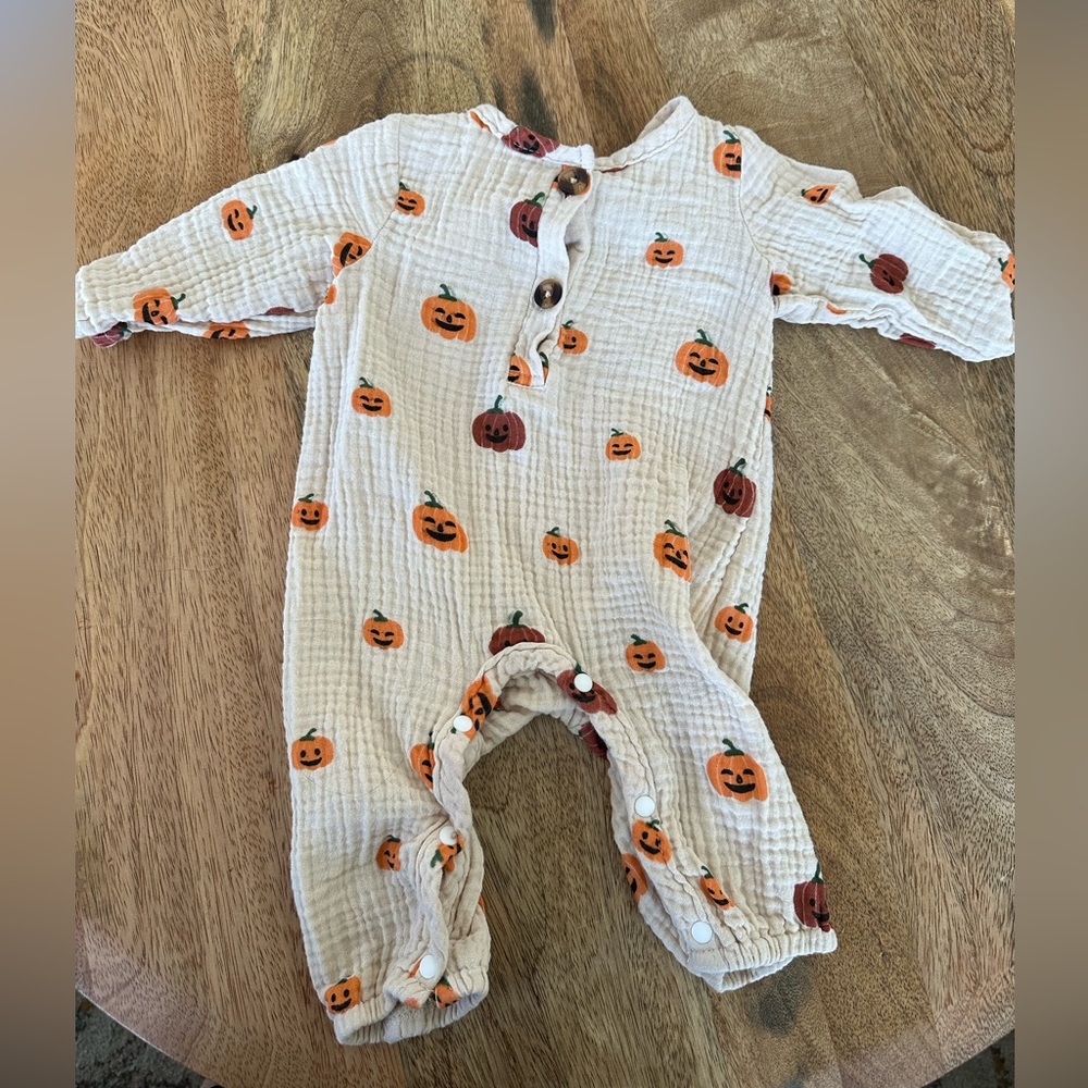 Pumpkin jumpsuit